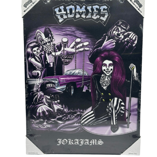 HOMIES - JOKERS TOWN - Small Canvas Art - 12" X 16"