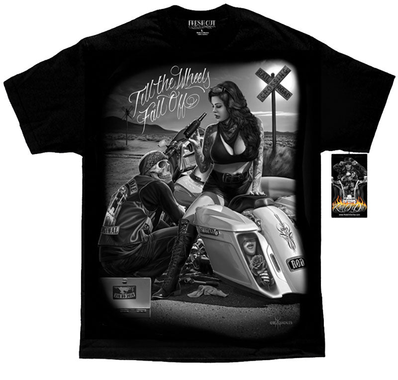 RIDE OR DIE - Till the Wheels Fall Off Men's Tee