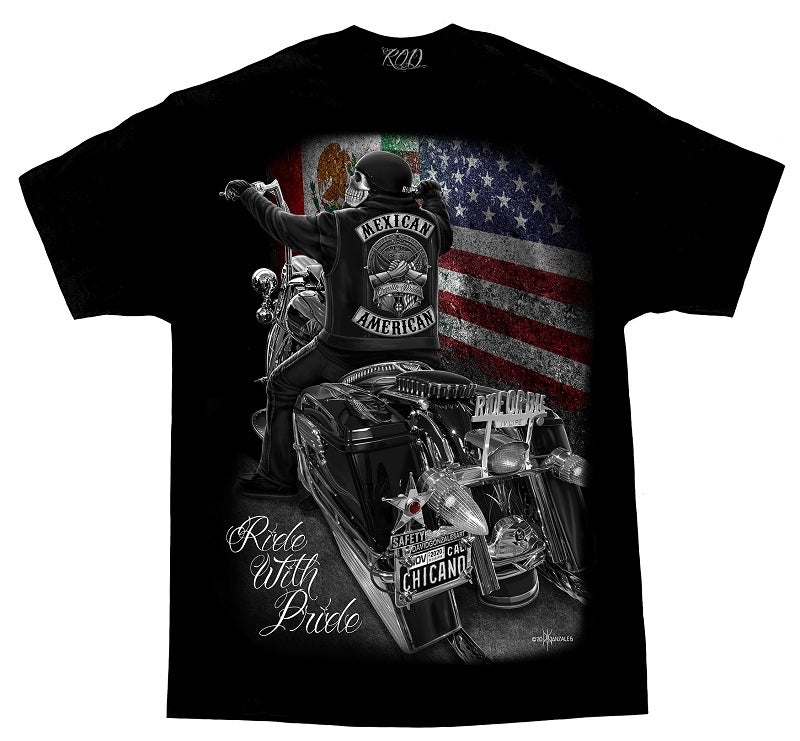 RIDE OR DIE - RIDE WITH PRIDE Men's Tee