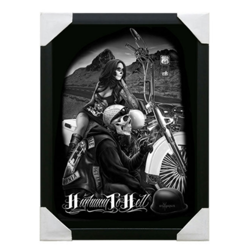 ROD - Highway to Hell - Small Framed Canvas Art - 12" x 16"